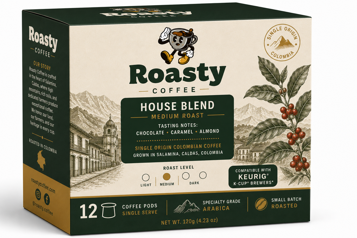 Roasty House Blend Coffee Pods